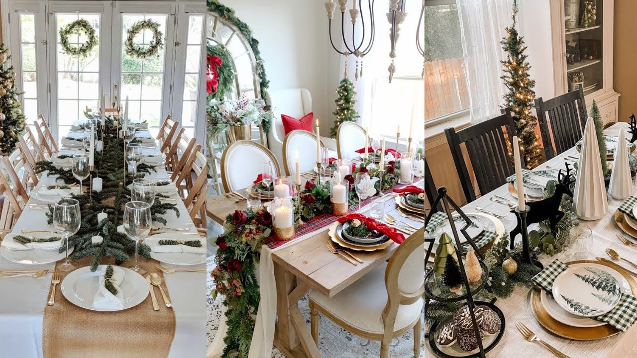 Holiday Elegance: Stunning Christmas Table Decorating Ideas