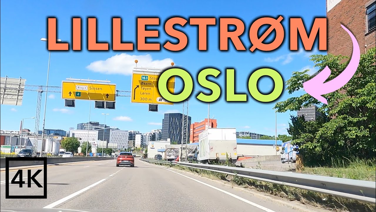 Driving LILLESTRØM to OSLO - Norway 🇳🇴