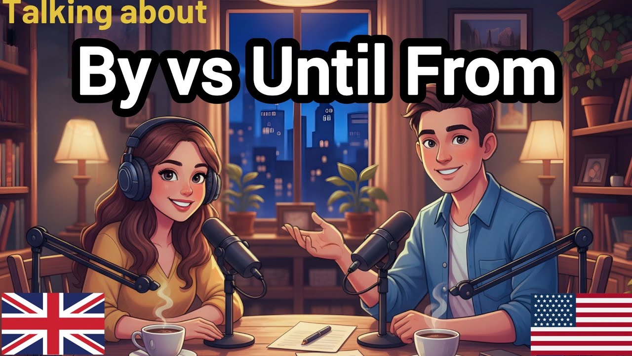 How to Use By vs Until vs From Correctly | Real English Examples for Beginners