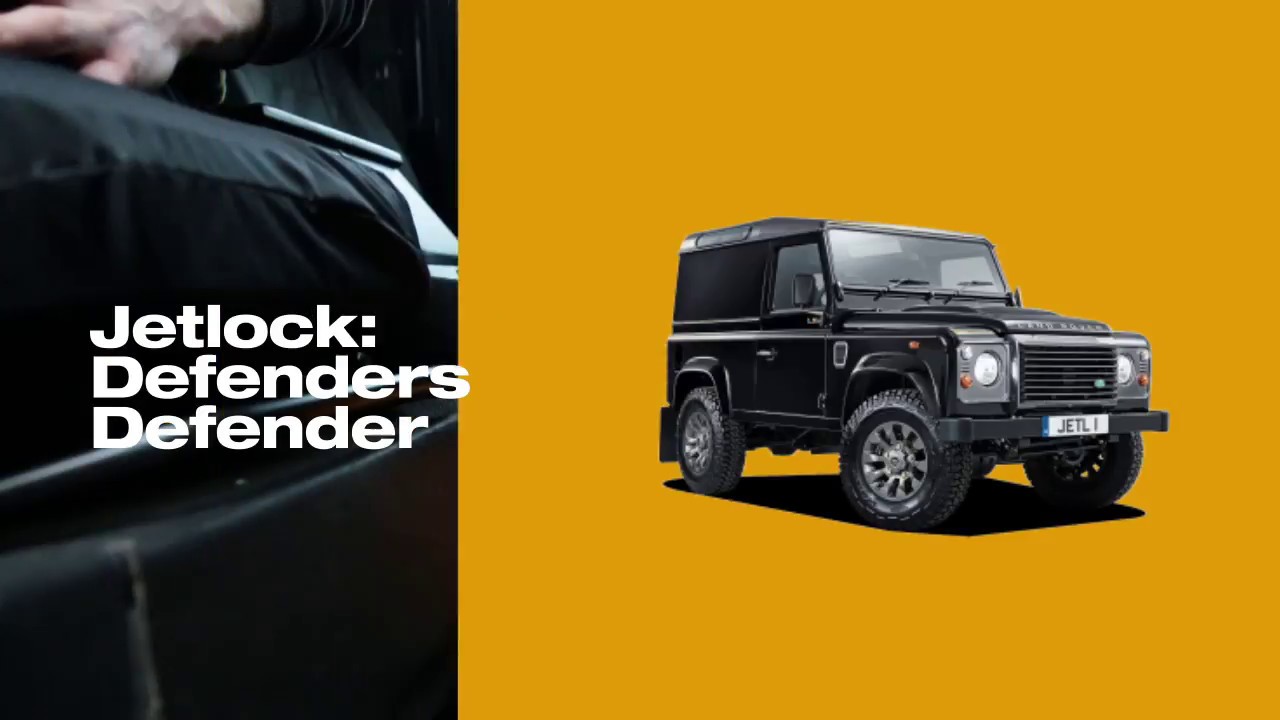 Jetlock Land Rover Defender Handbrake Lock Security Made in the UK