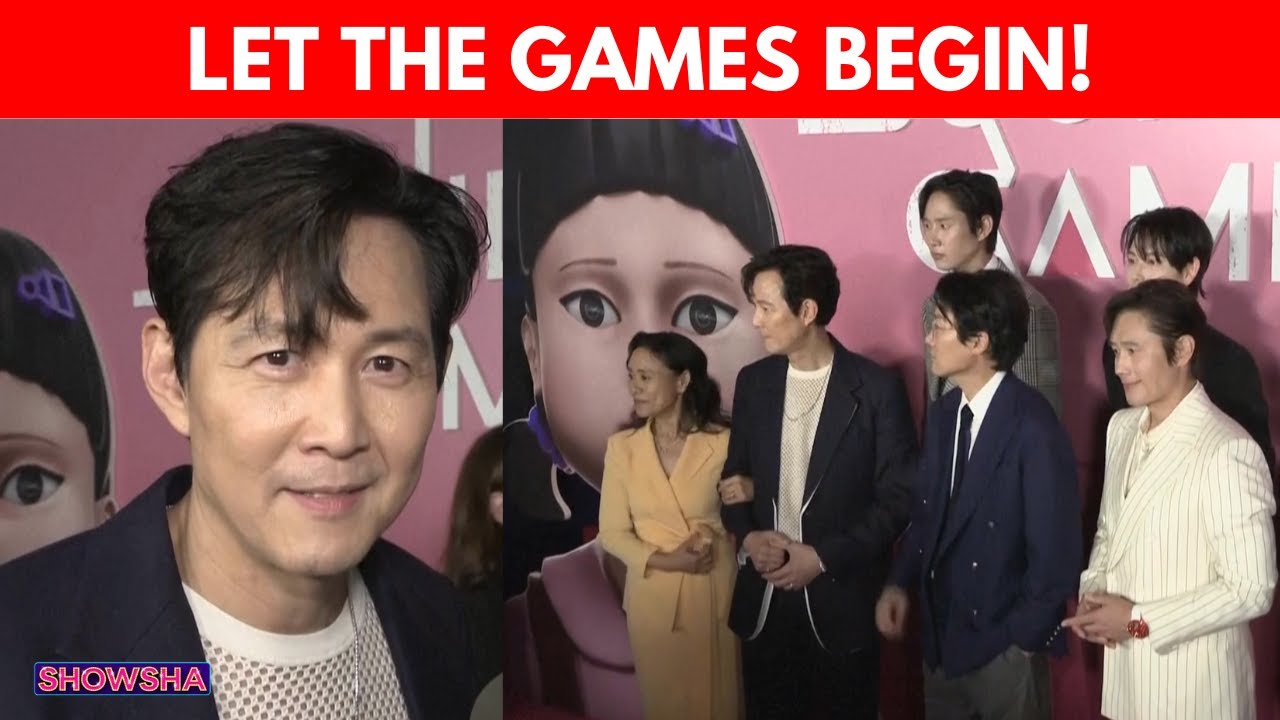 Squid Game Grand Finale: Lee Jung-Jae, Lee Byung-Hun & MORE Attend Grand Premiere In New York I N18G