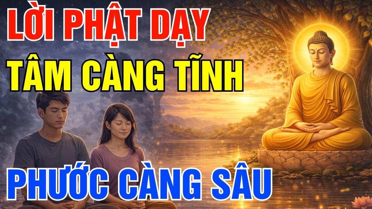 Lời Phật Dạy - Tâm Càng Tĩnh  Phước Càng Sâu - Bớt Nói  Bớt Nghĩ, Nghe Là Hết Khổ| Đạo Phật Đời Sống