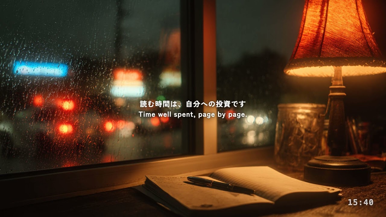 【作業用BGM】 Quiet Reading  / 静かな読書タイム Pomodoro Timer(25min)
