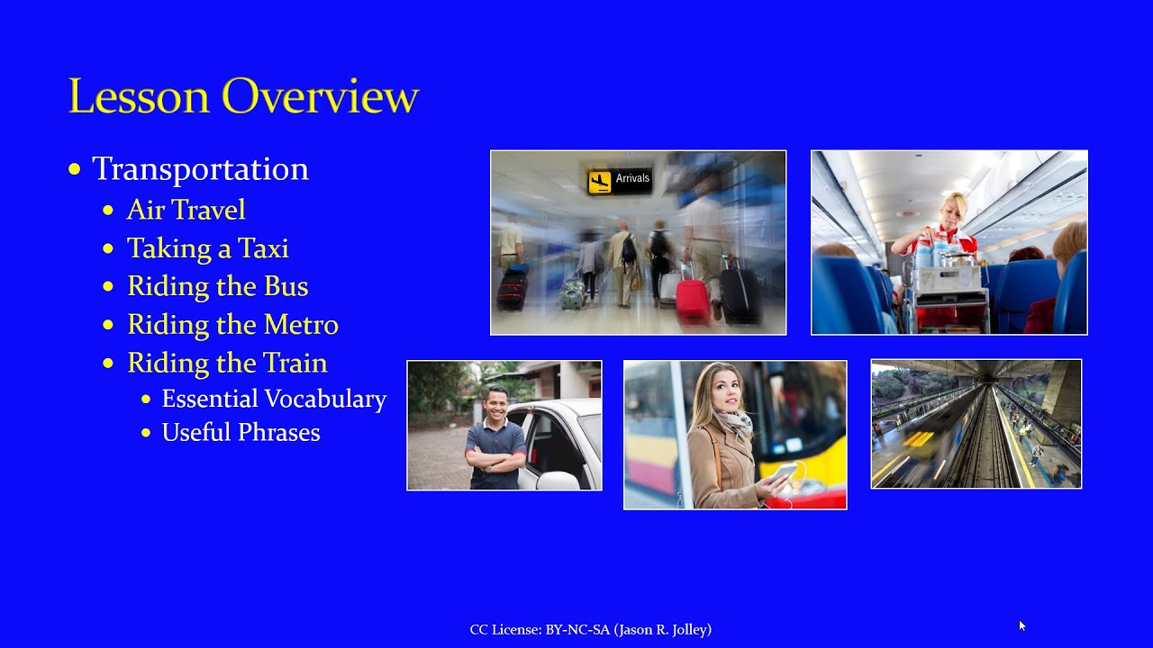 Jump Start Brazilian Portuguese Lesson 24 - Transportation Phrases