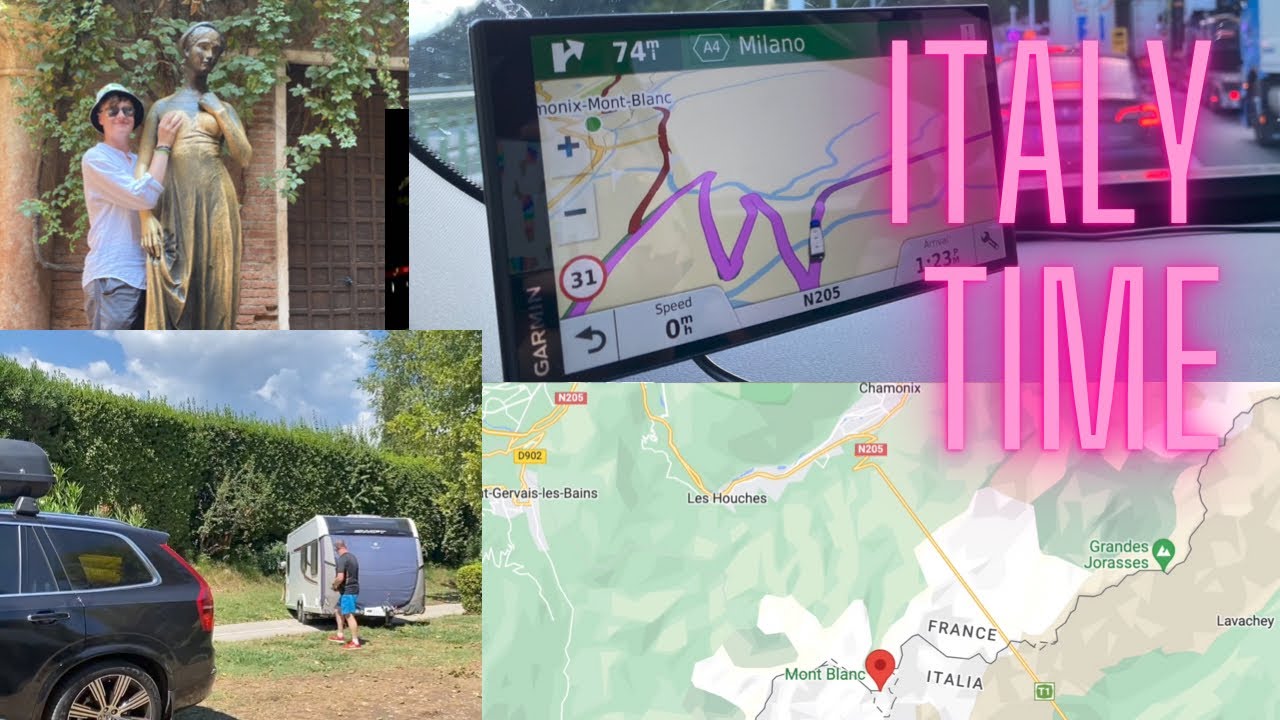 #caravan Через туннель Монтеблан к озеру Гарда в Италии - это 4-я часть нашего путешествия по Евр...