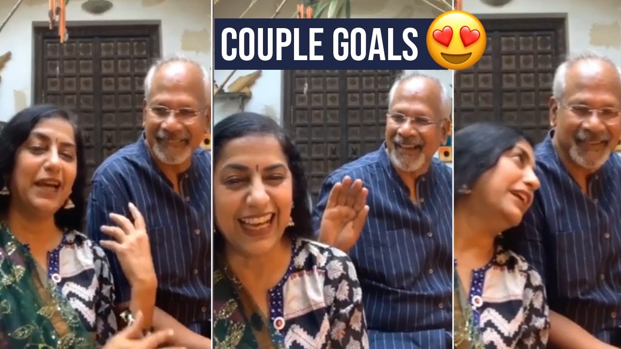 Suhasini Making Fun With Maniratnam | Couple Goals | Manastars