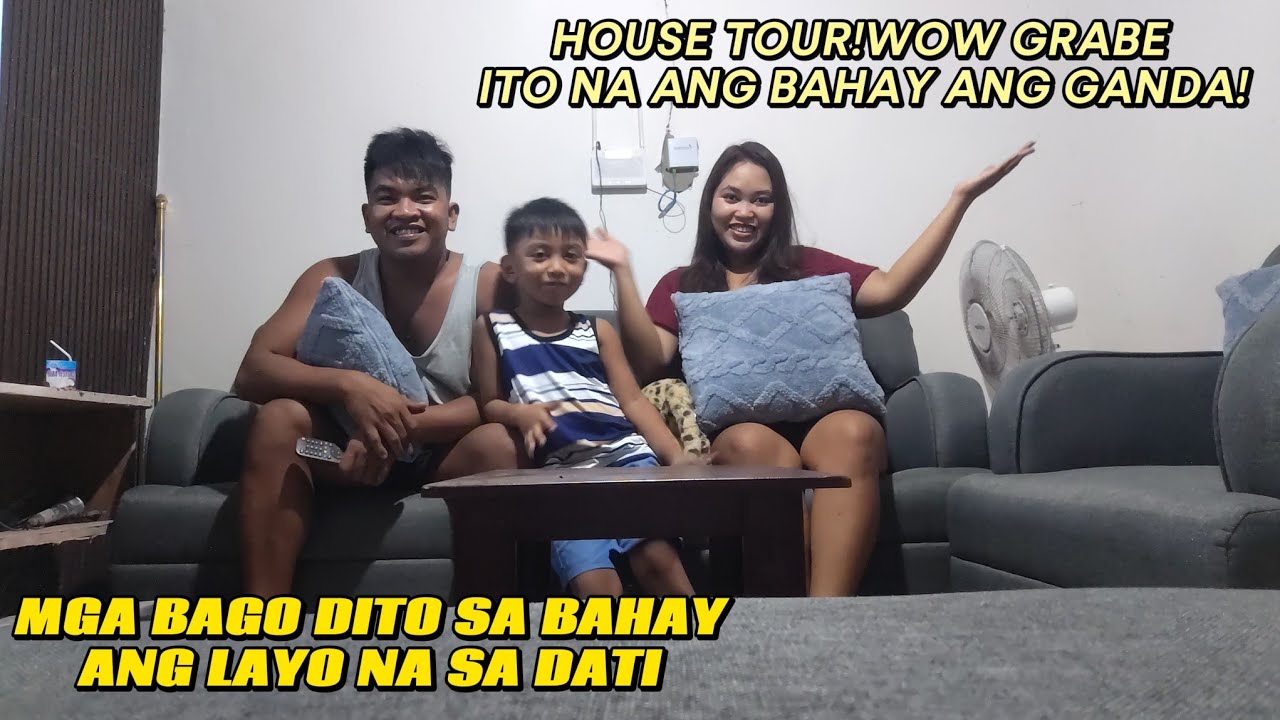 HOUSE TOUR! WOW GRABE ITO NA ANG BAHAY ANG GANDA ANG LAYO NA SA DATI! 
