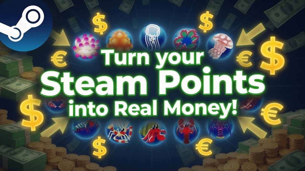 How to Exchange Your Steam Points into Real Money 💰 USD and Euros