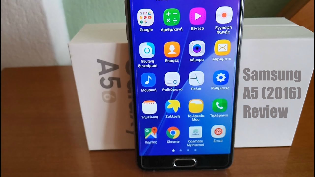 Samsung Galaxy A5 2016 - Greek Review!!! [Eng Subs]
