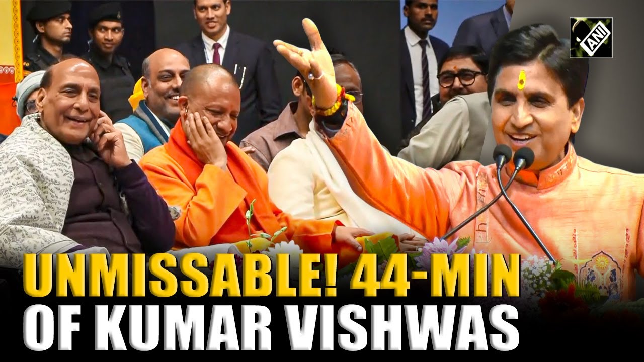 Must Watch! Kumar Vishwas’ 44-Minute speech: From Pakistan to Dhurandhar Movies to CM Yogi