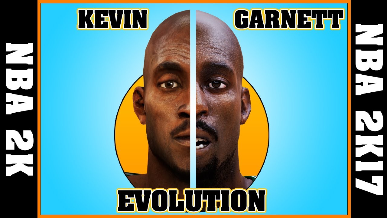 KEVIN GARNETT evolution [NBA 2K - NBA 2K17]