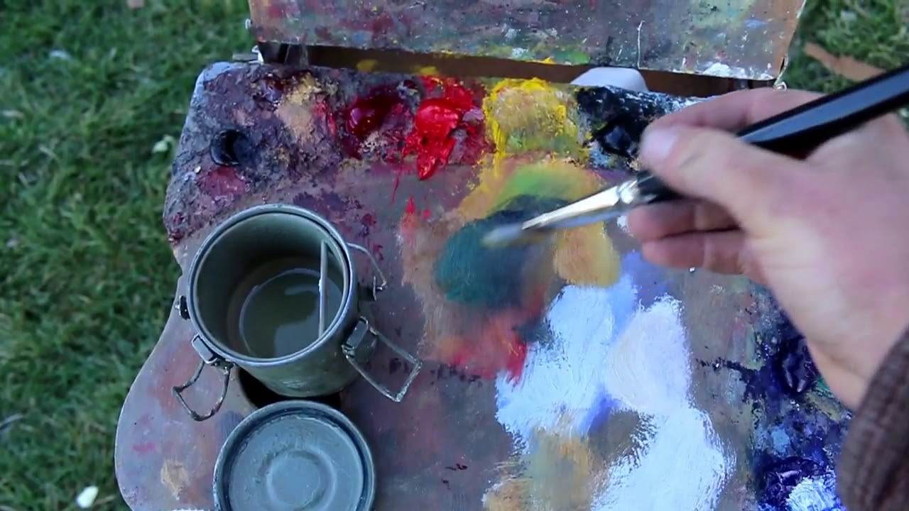 Oil painting fall colors with Trent Gudmundsen (full-length process)