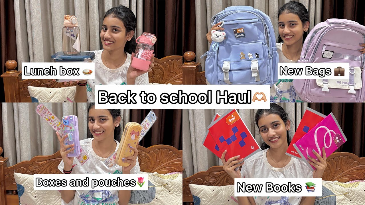 Back To school Haul.!!👩‍🏫📝🧿 #vismayaart #shopping #school