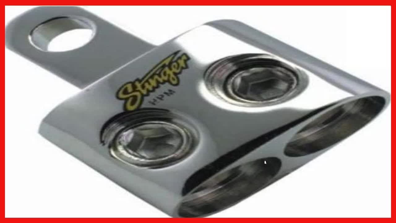 Great product -  Stinger SPT5201 PRO Classic Dual 1/0 Gauge Inputs to 5/16-Inch Ring Shoc-Krome Term
