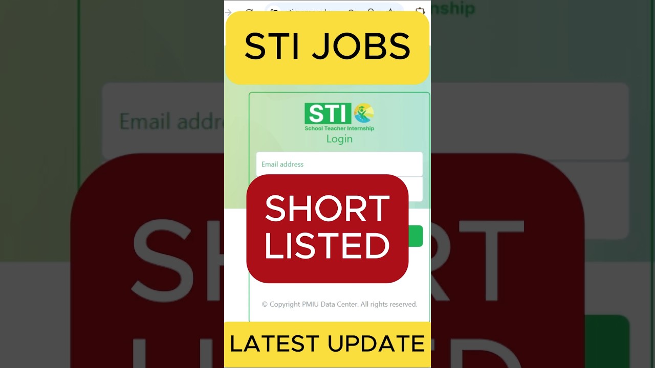 STI Jobs Merit List 2025: How to Check Shortlisted Candidates | STI Jobs 2025 Latest Update !