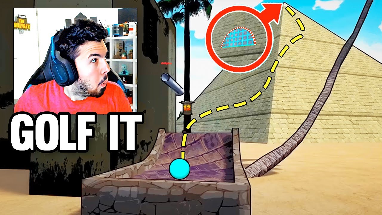 Hago el tiro IMPOSIBLE en mapa de HOYOS en 1 en GOLF IT