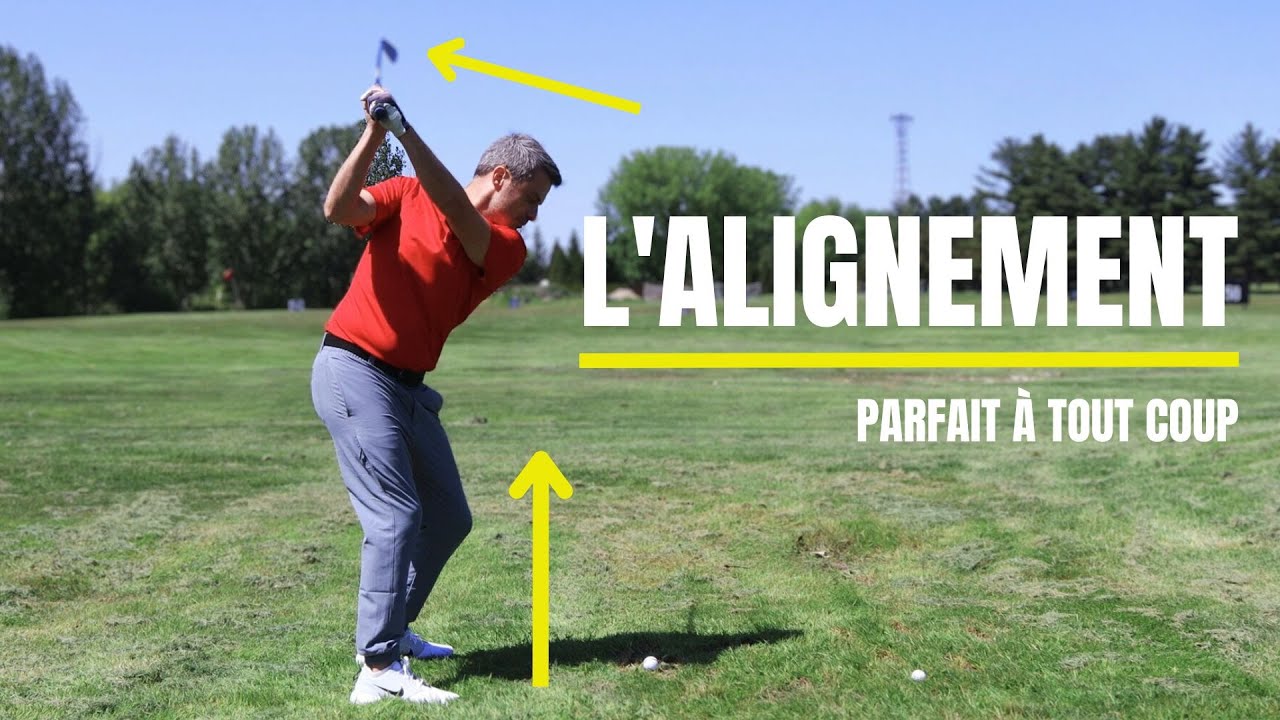 Comment s'aligner rapidement et facilement au golf!