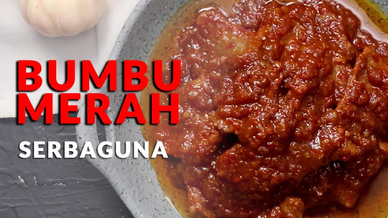 BUMBU MERAH SERBAGUNA !! SIMPEL DAN TAHAN LAMA || RESEP DAN TUTORIAL MEMBUAT BUMBU MERAH DASAR