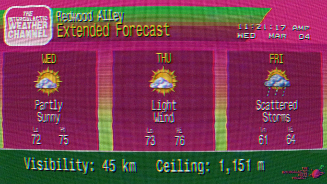 The Intergalactic Weather Channel Report | March 4th, 6000