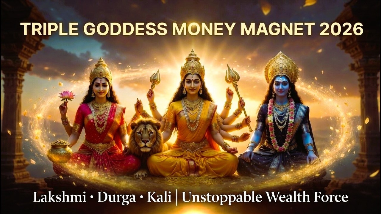 Triple Goddess Money Magnet 2026 🧲💰 | Lakshmi × Durga × Kali | Unstoppable Wealth Force | धन चुंबक