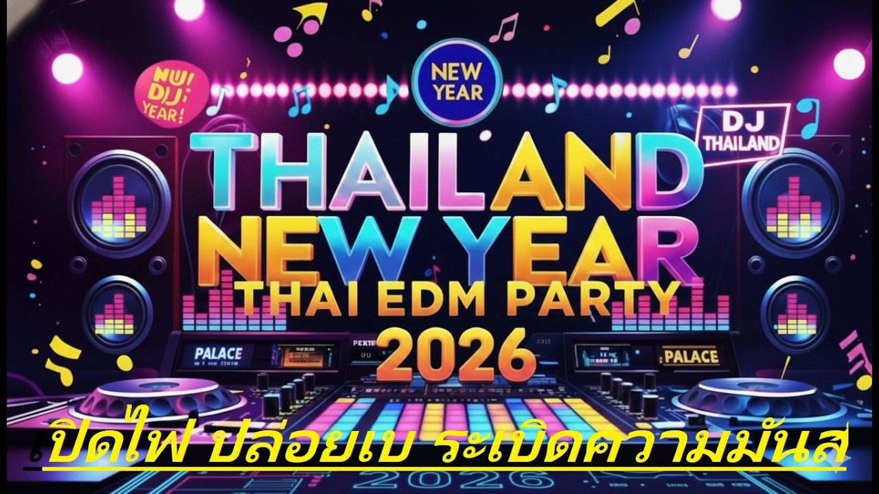 EDM Thai ไทย 🔥 จังหวะน้ำ เบสเดือด แสงไฟ | Countdown Party 2026