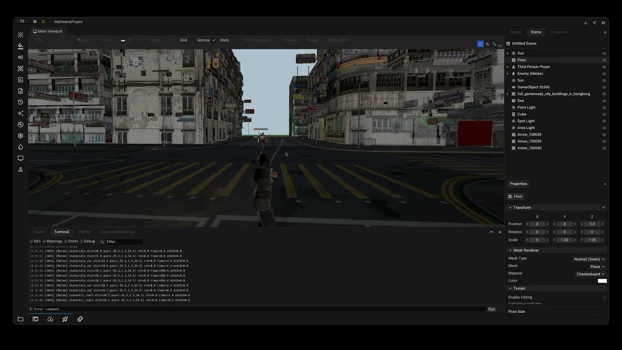 Terminal Tweaks (Built‑in Lua/Python Scripting) | Dreams Game Engine