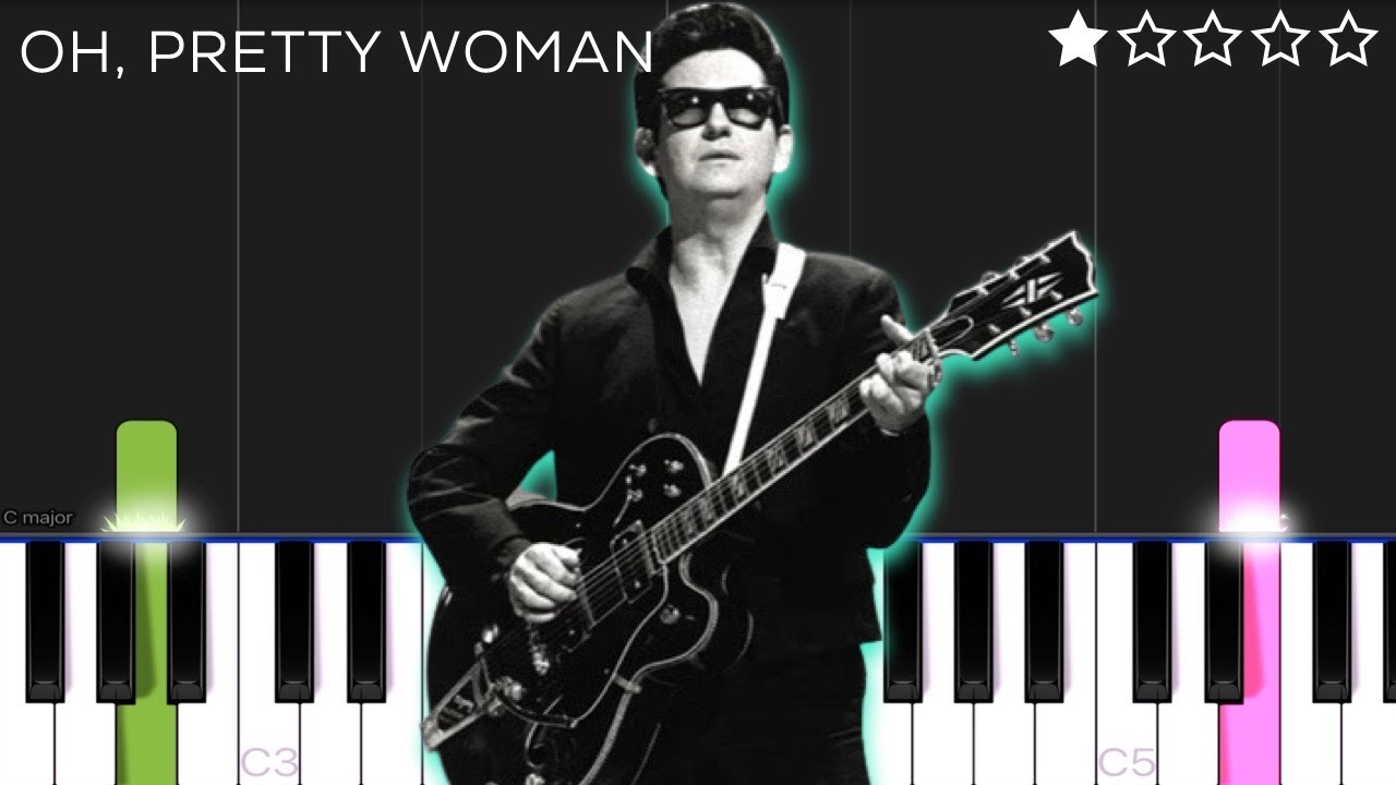 Roy Orbison - Oh, Pretty Woman | EASY Piano Tutorial