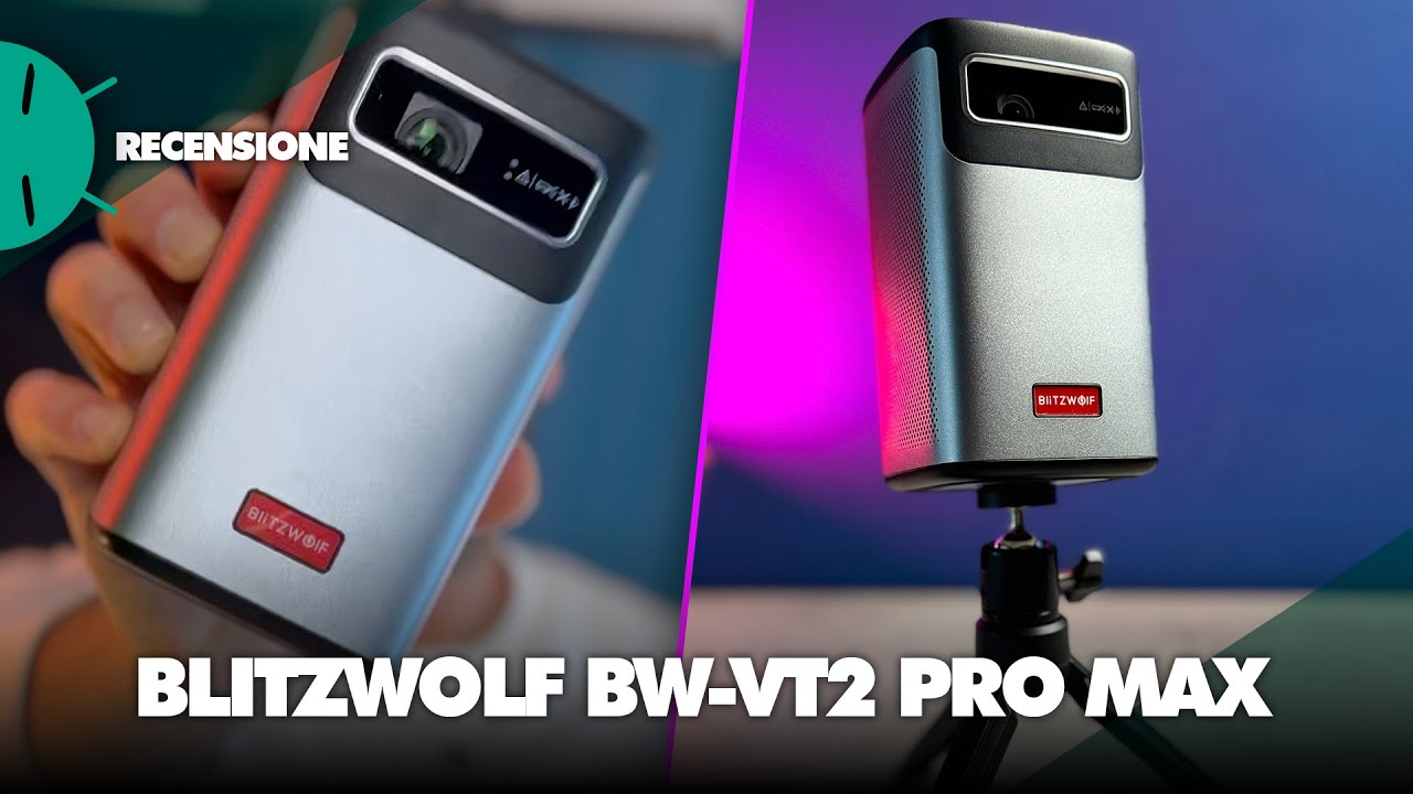 Il mini proiettore portatile da 300'' che costa 200 euro | Recensione BlitzWolf BW-VT2 ProMax