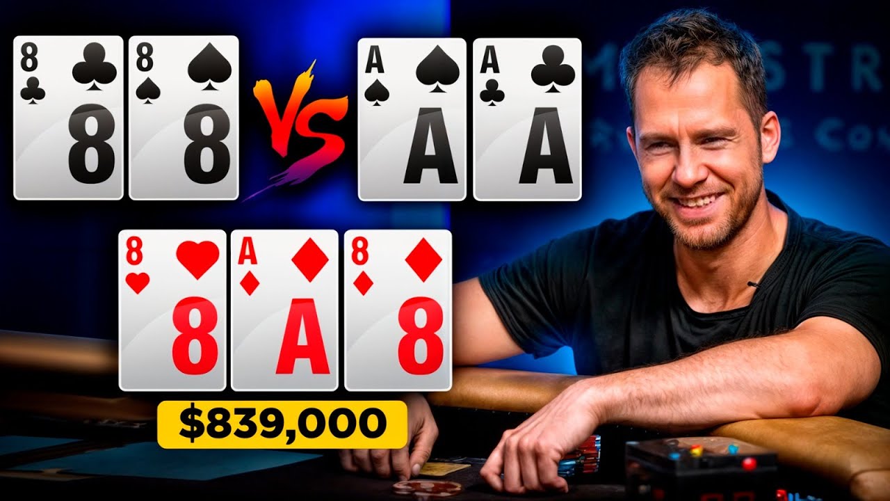FLOPPED QUADS VS FULL HOUSE IN A $839,000 POT!