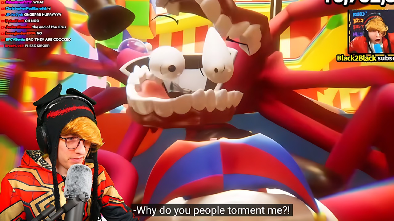 KreekCraft Reacts to THE AMAZING DIGITAL CIRCUS - Ep 8: hjsakldfhl