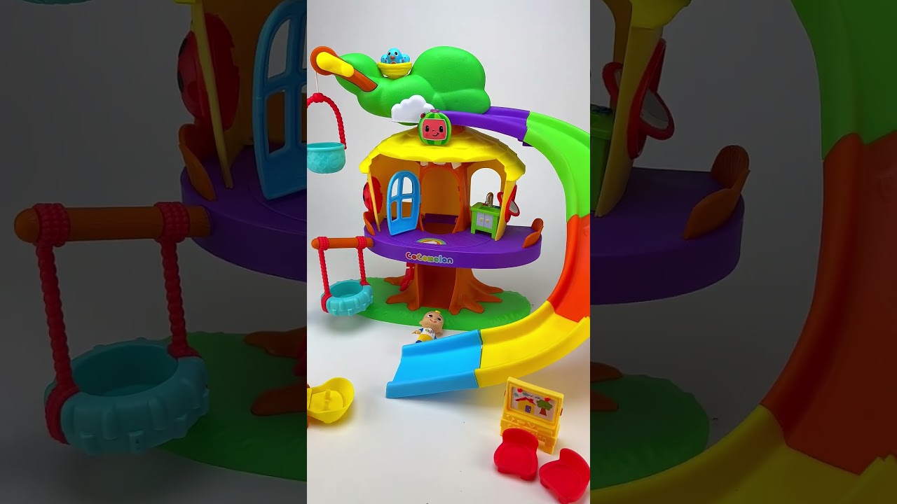 Satisfying Cocomelon Deluxe Clubhouse Exploring and Enjoying #asmr #cocomelon #toys #unboxing