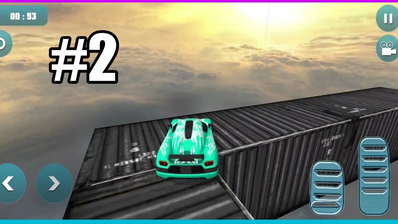 Stunt Car Impossible Track challenge||Level 2 || Crazycarsim