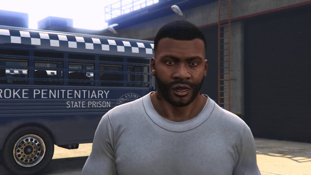 GTA V Franklin goes to prison