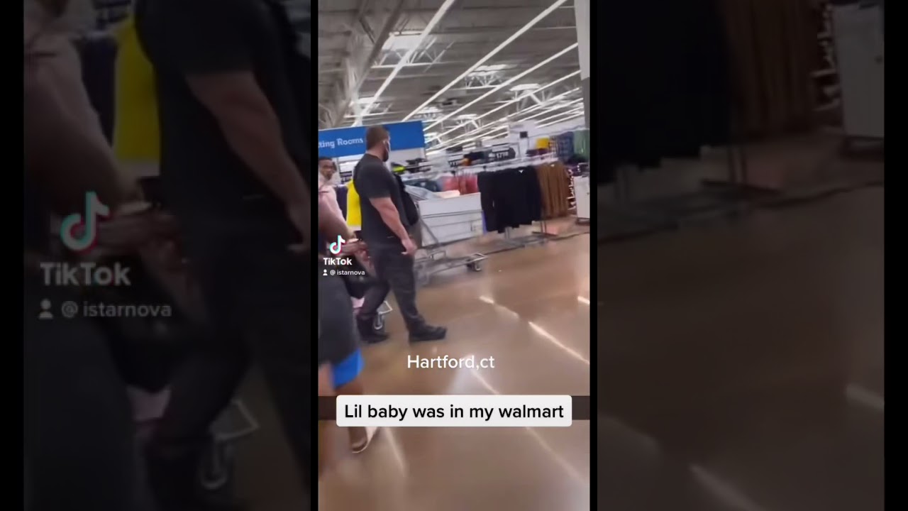 LIL BABY WAS IN MY WALMART 2 weeks ago for a Hartford ct concert #shorts #tiktok #lilbaby #music