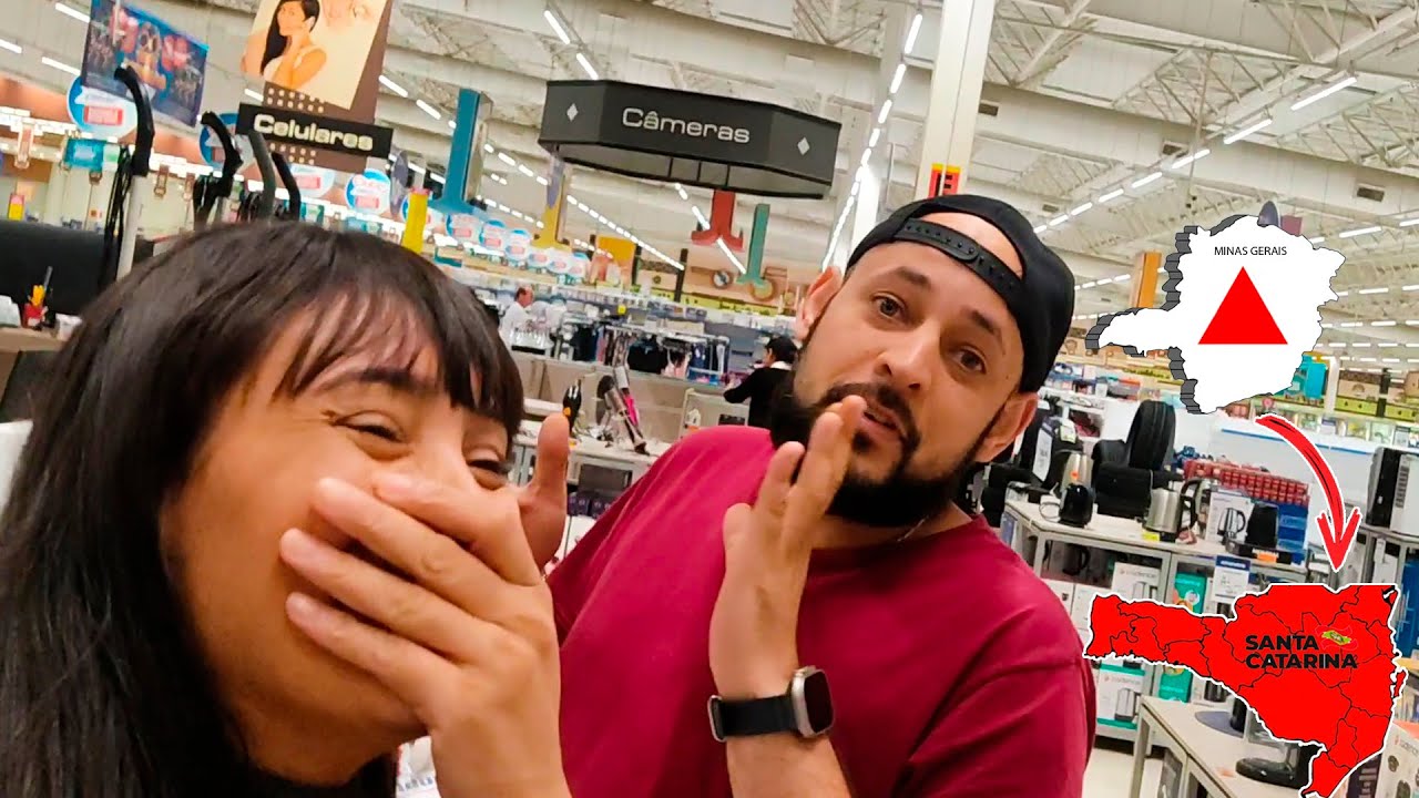 @Maicosoft Fazendo COMPRAS em SANTA CATARINA  quase o SEGURANÇA nos PAROU😱!