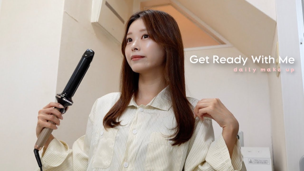 【GRWM】2児ママ寝坊した日の朝の様子🙂‍↕️🌥️毎日メイク/スキンケア