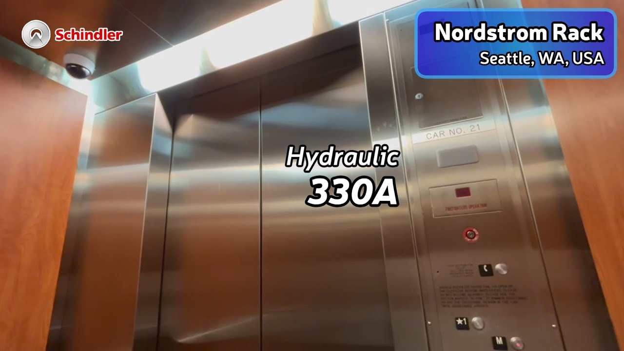 [GA] Schindler Hydraulic Elevator - Nordstrom Rack Westlake Center, Seattle, WA, USA