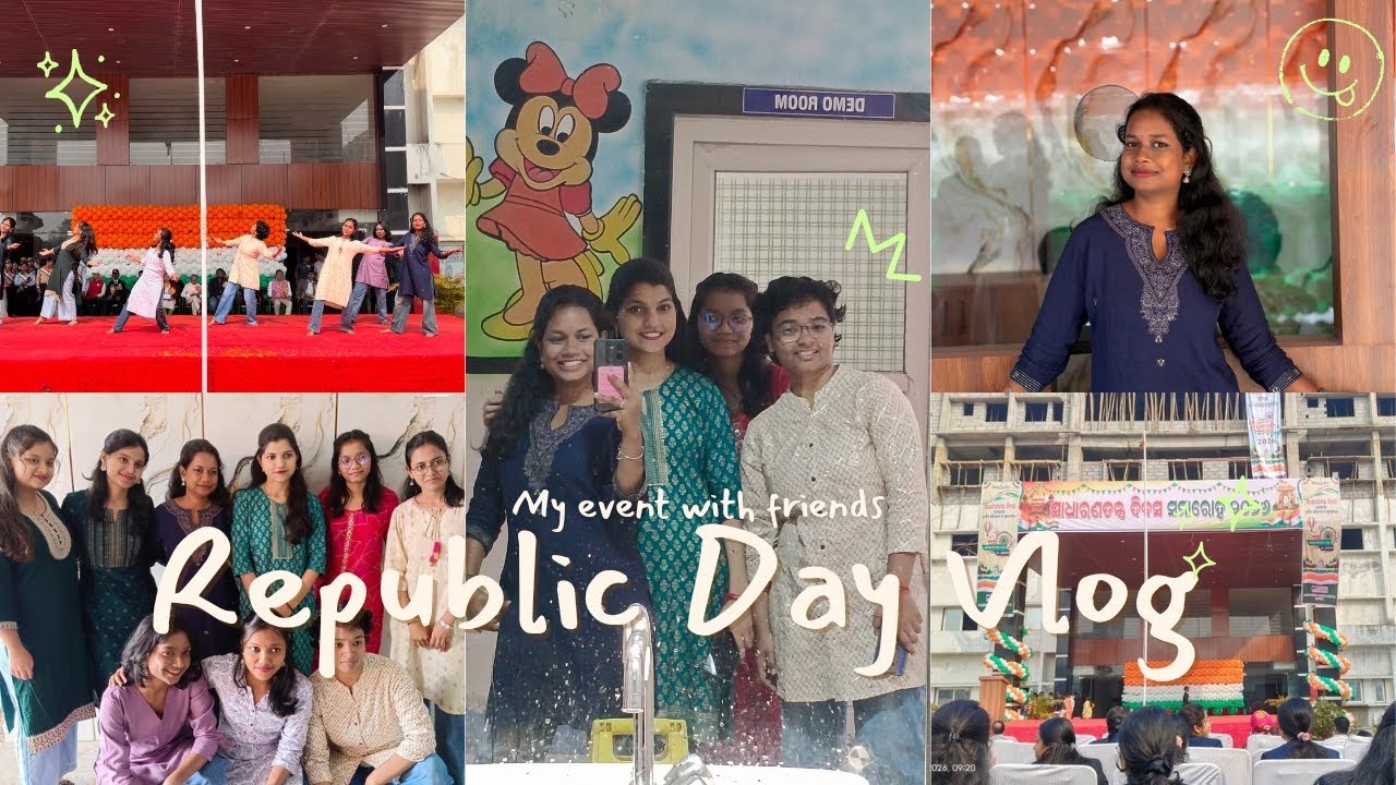 Republic Day Vlog 🇮🇳| dance performance, fun, park, kitchen garden & more !!!! | HMCH ROURKELA