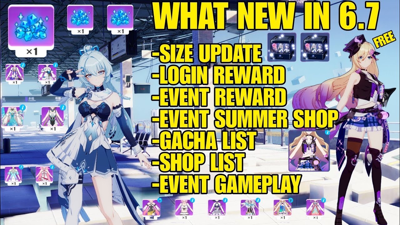 Honkai Impact 3 ver 6.7 : WHAT NEW IN 6.7 (Summer Shop)