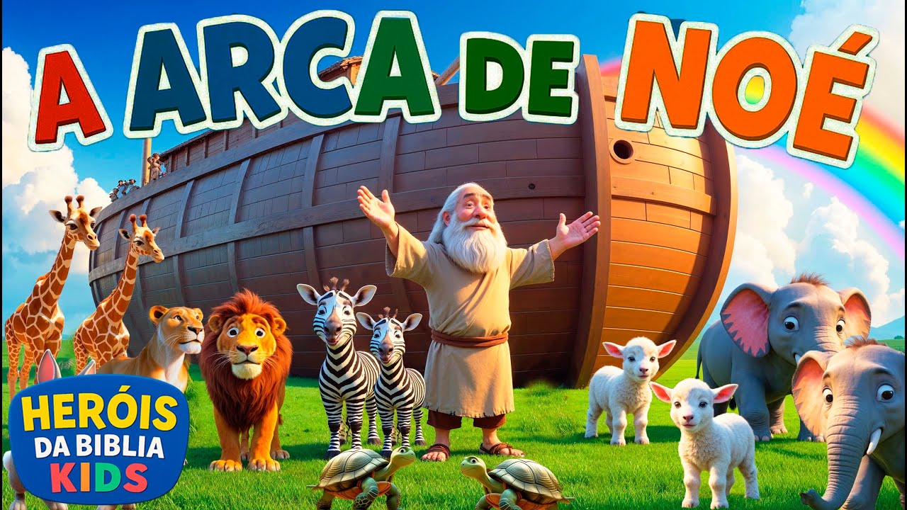 A Arca de Noé | Música Infantil Bíblica | Heróis da Bíblia Kids