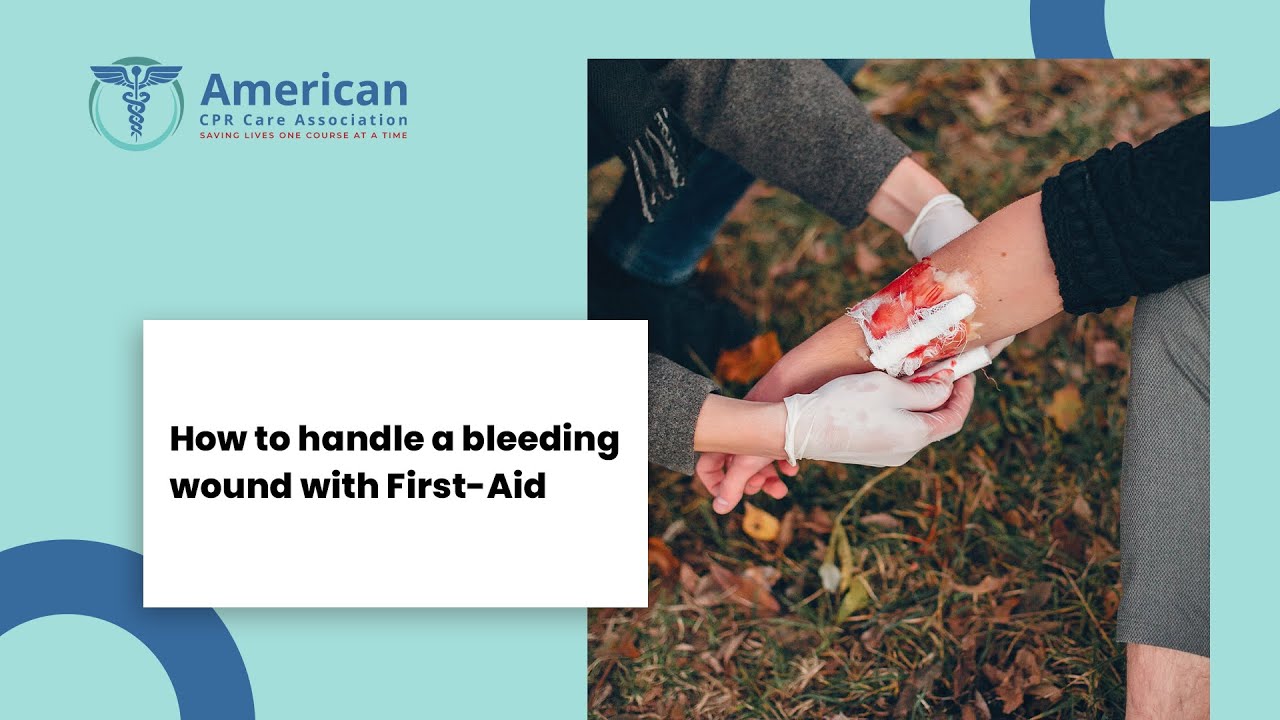 How to handle a bleeding wound with First-Aid