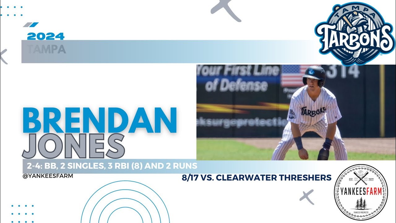 Brendan Jones Vs. Clearwater Threshers 8/17/24