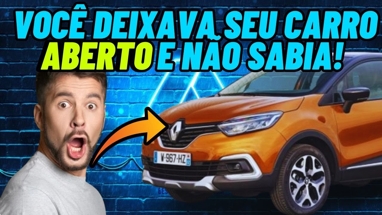 ✅ COMO TRANCAR A PORTA DA RENAULT CAPTUR SEM A CHAVE   Método Fácil e Rápido