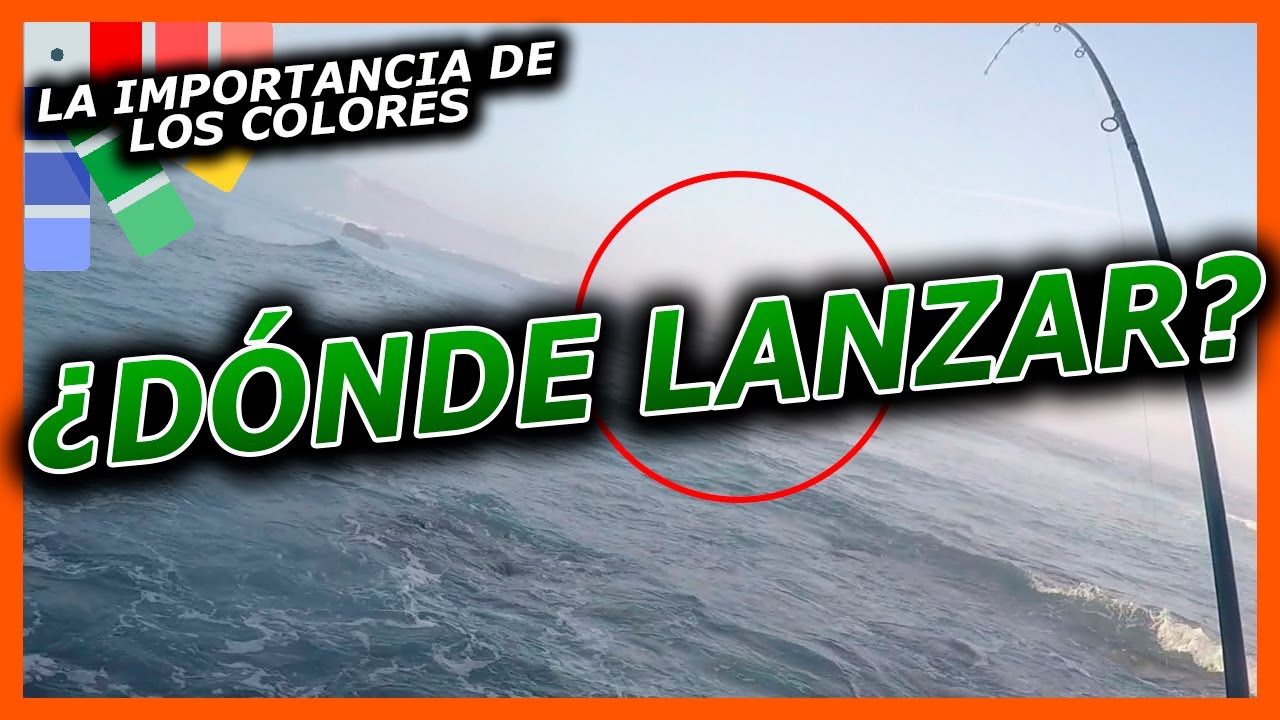 INICIACIÓN pesca SPINNING✅(2) Importancia de los colores y dónde lanzar.