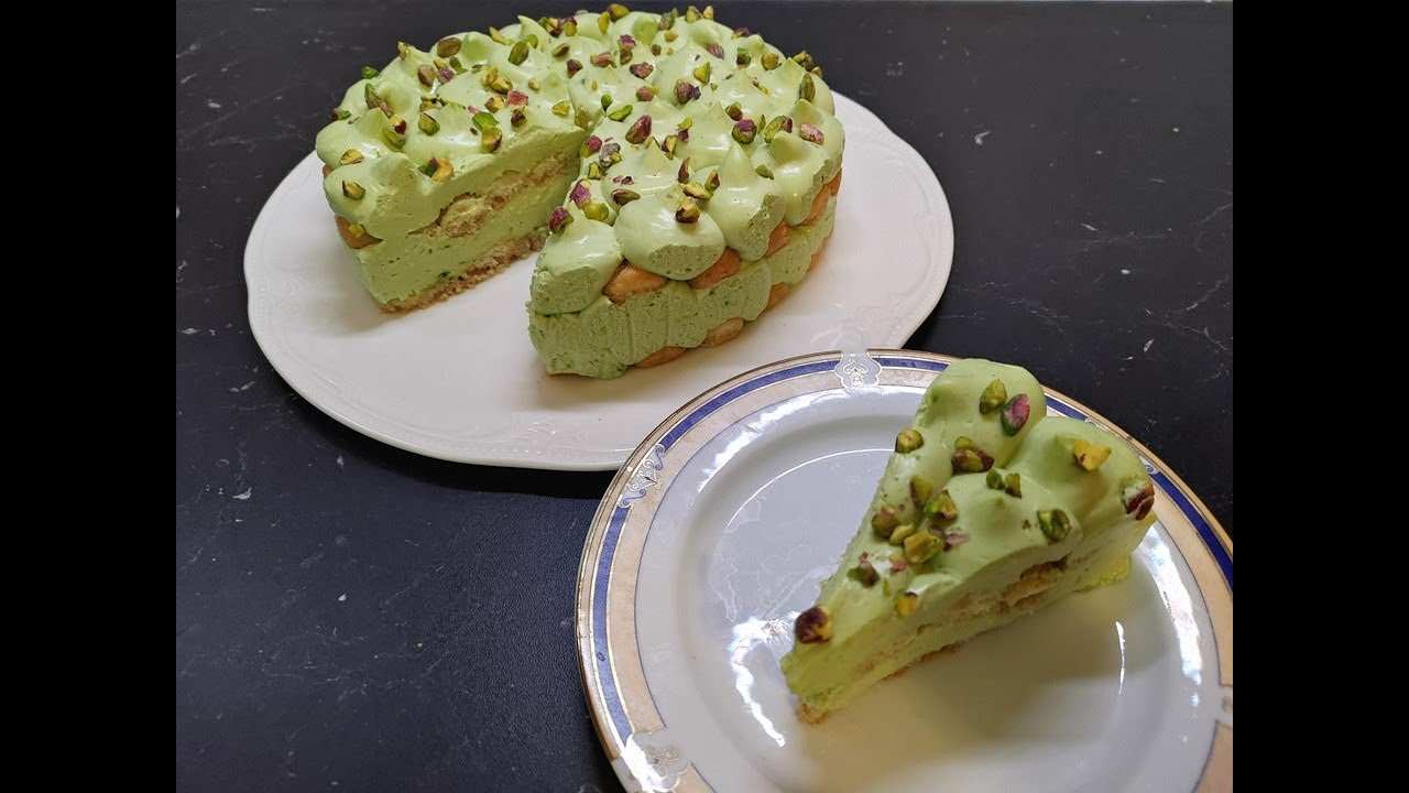 Entremets Tiramisu à la pistache / Tort Tiramisu cu fistic/ Pistachio tiramisu/ Фисташковый тирамису