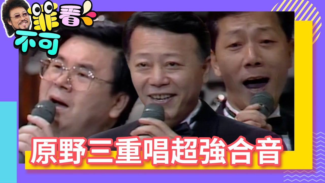 原野三重唱超強合音 阿卡貝拉「丟丟銅仔」張菲驚嘆【菲看不可】EP46 @ctvent_classic
