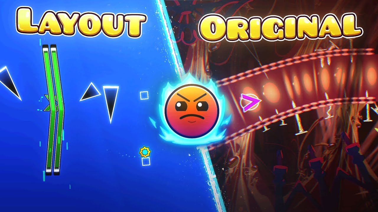 Eta Carnis: Original vs Layout [full comparison] | Geometry Dash