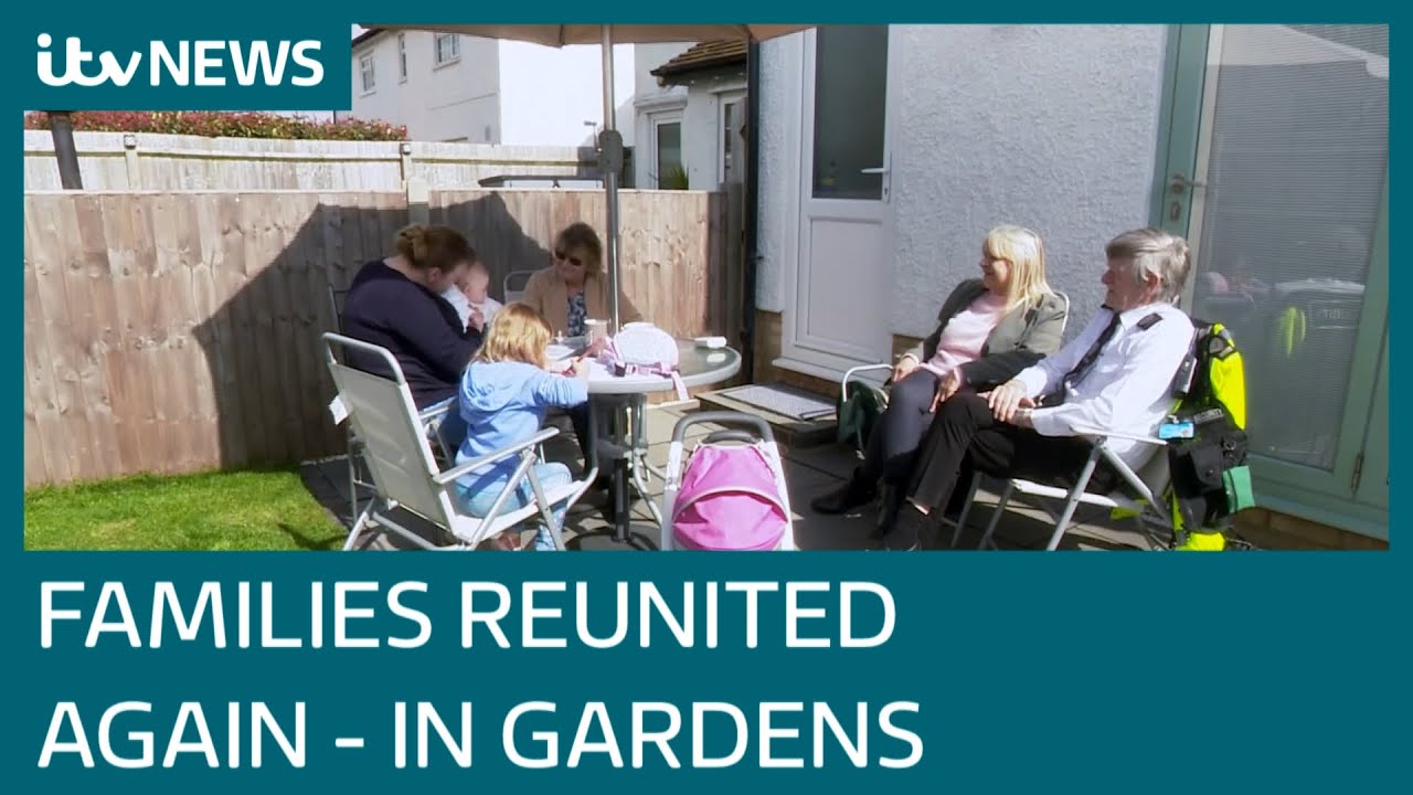 Families reunited as 'stay at home' ends in England | ITV News