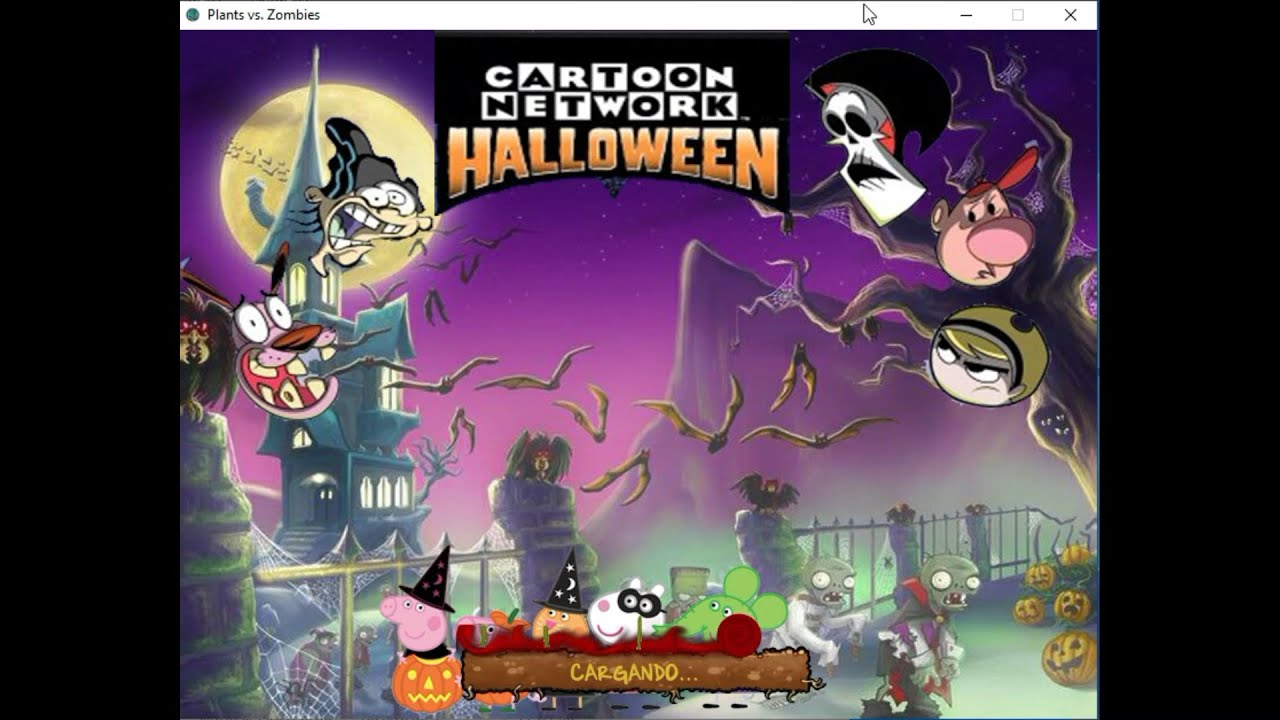 PVZ Mod Plants vs Cartoon Network Hallowen Peppa Pig supervivencia dia dificil ❤