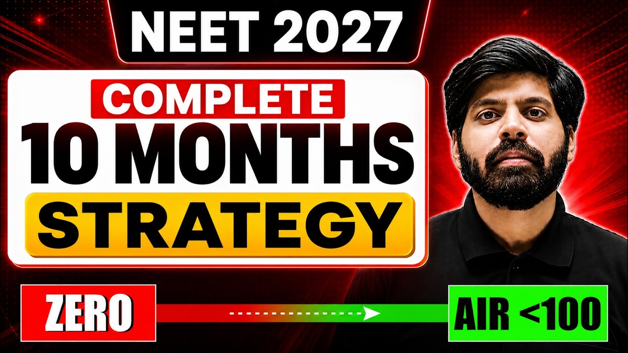 NEET 2027 Strategy | Get 700+ Marks in 10 Months 🔥💪| Complete Roadmap for NEET Dropper | eSaral